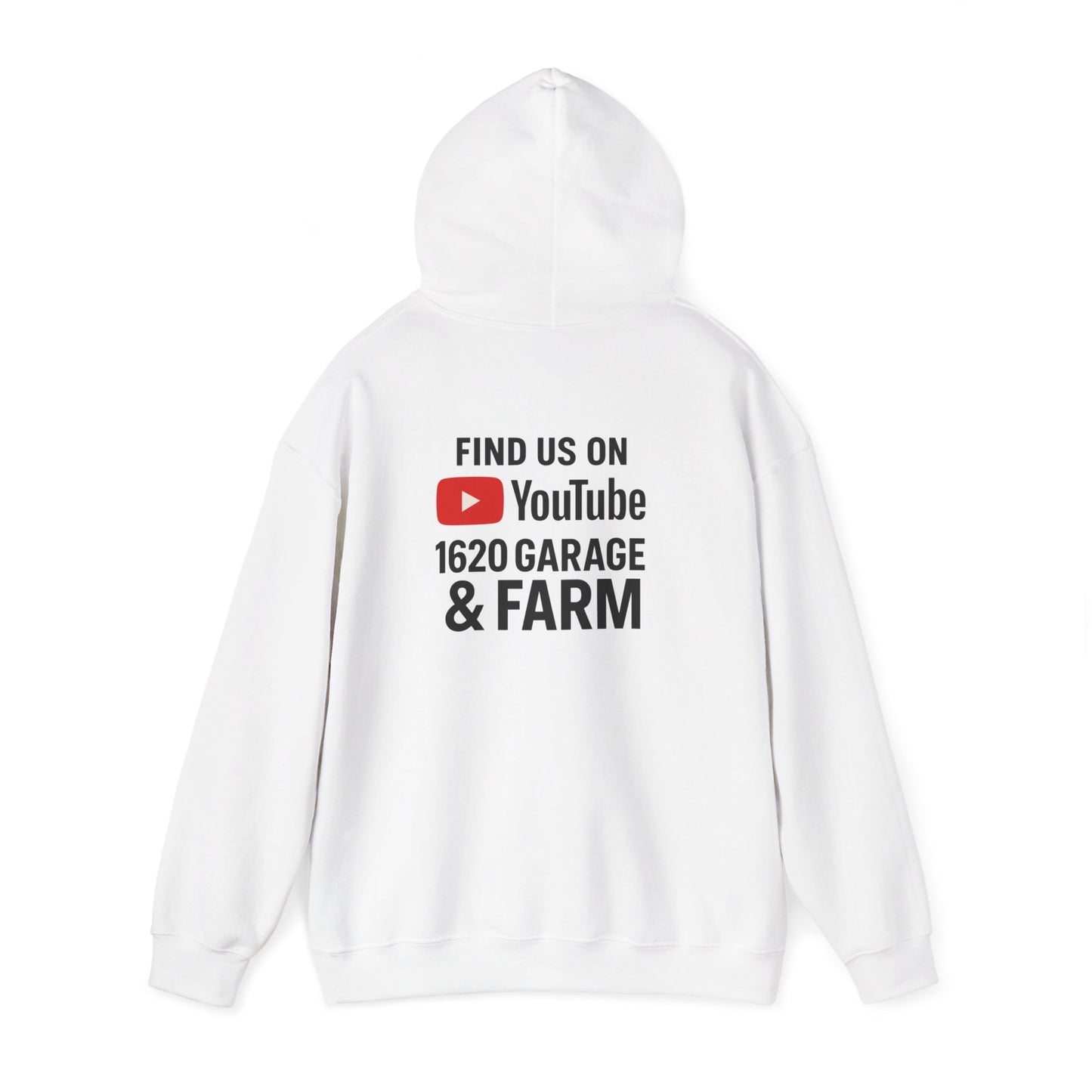 1620 Garage & Farm Hoodie — Vintage Farm Emblem Pullover