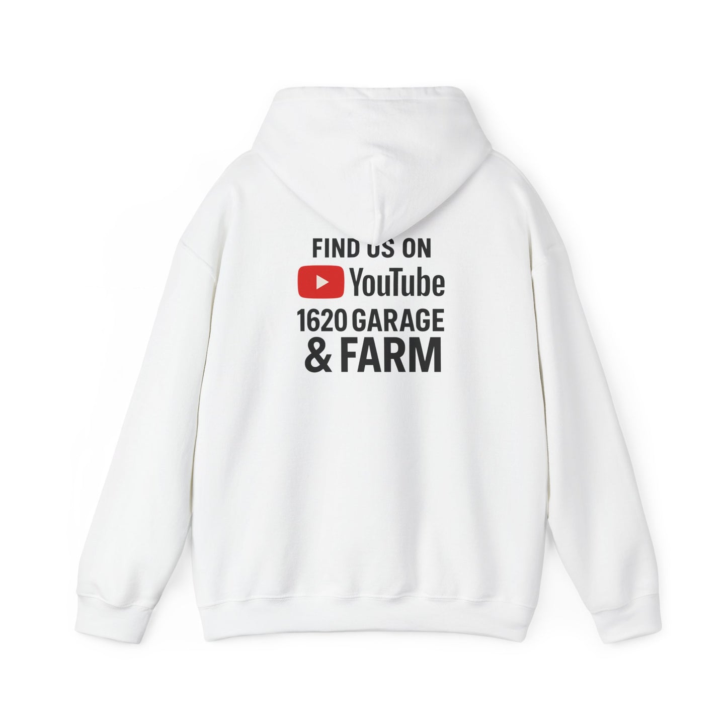 1620 Garage & Farm Hoodie — Vintage Farm Emblem Pullover